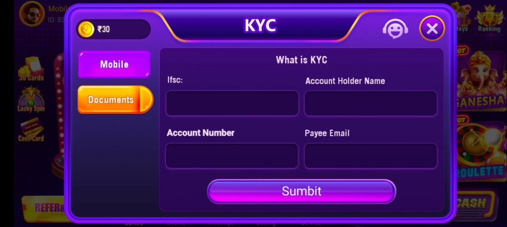 All Rummy List App