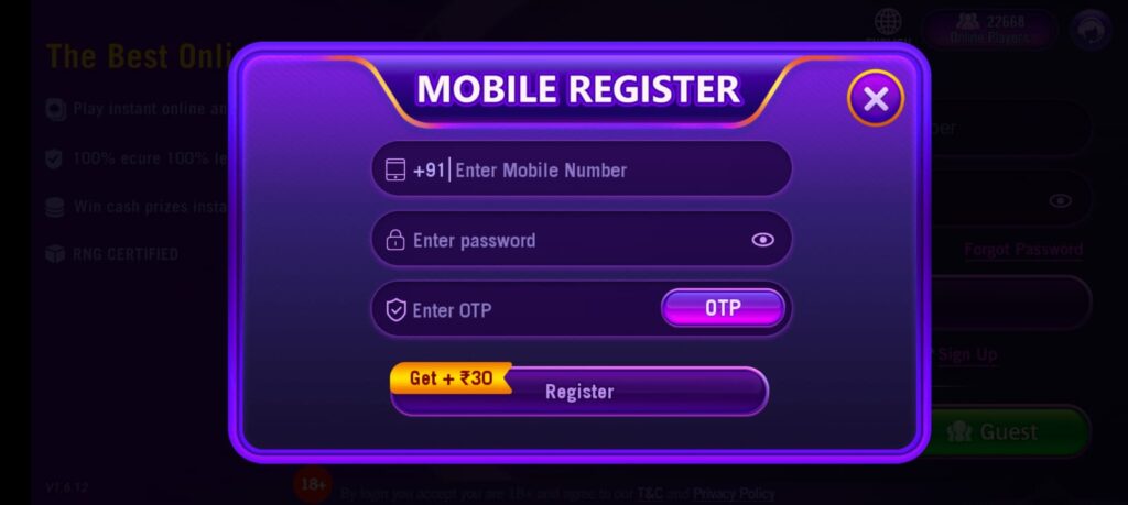 All Rummy List App